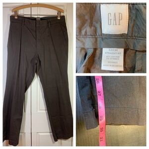 Gap Stretch Chino Pants Men 33x30 Trousers‎ Classic Straight Fit Act Inseam 29.5